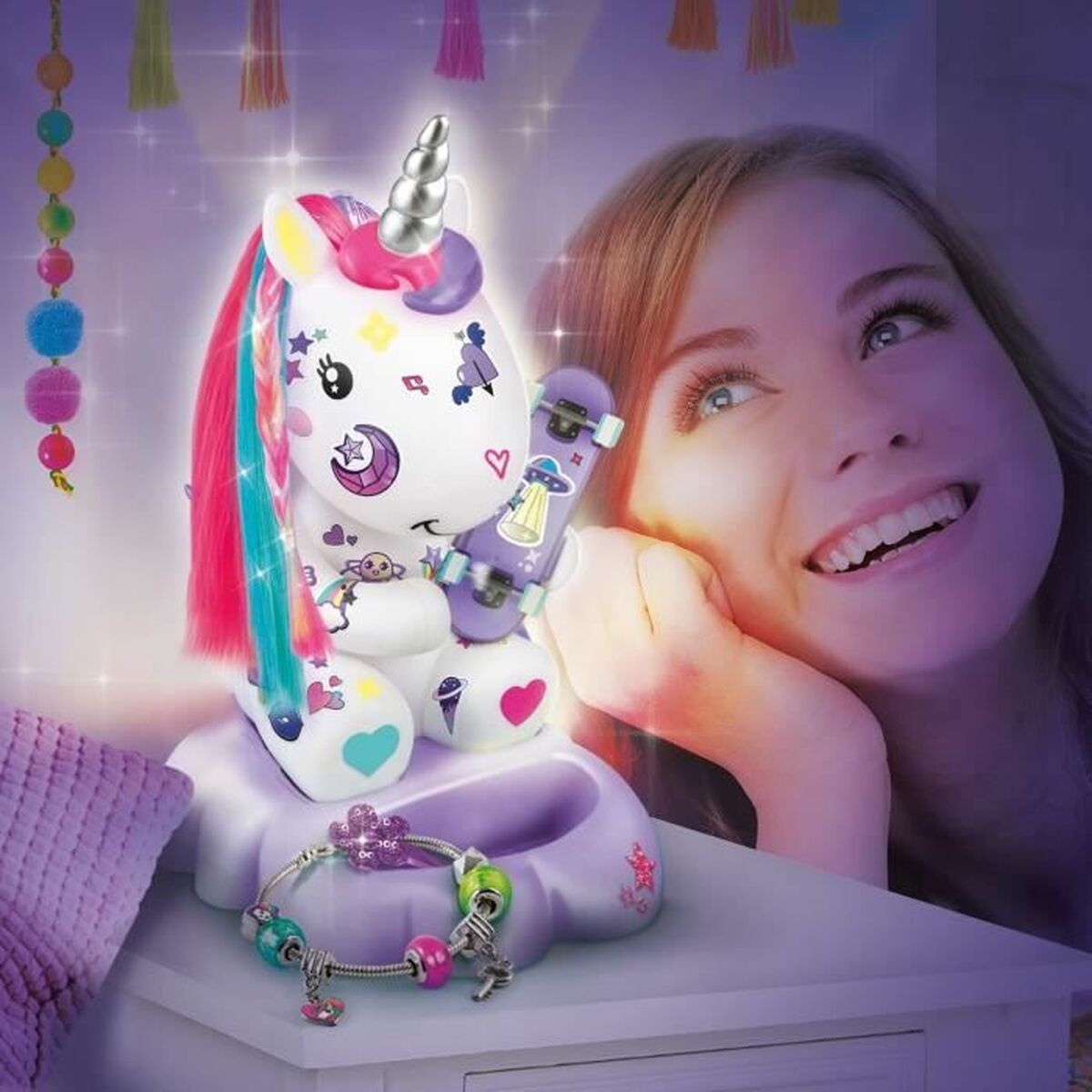 Leuchtendes Einhorn Canal Toys Cosmic Unicorn Lamp to Decorate Collector's Editio Bunt