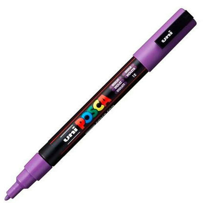 Marker POSCA PC-3M Violett (6 Stück)