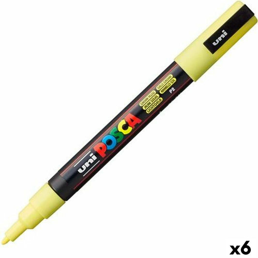 Marker POSCA PC-3ML Gelb (6 Stück)