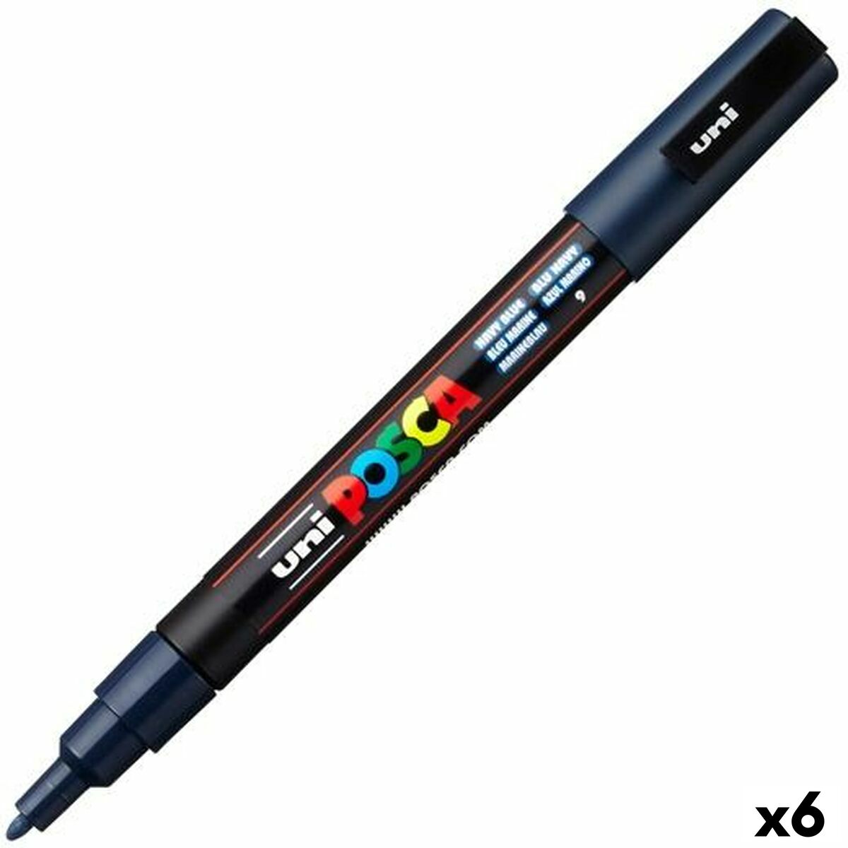 Marker POSCA PC-3M Marineblau (6 Stück)