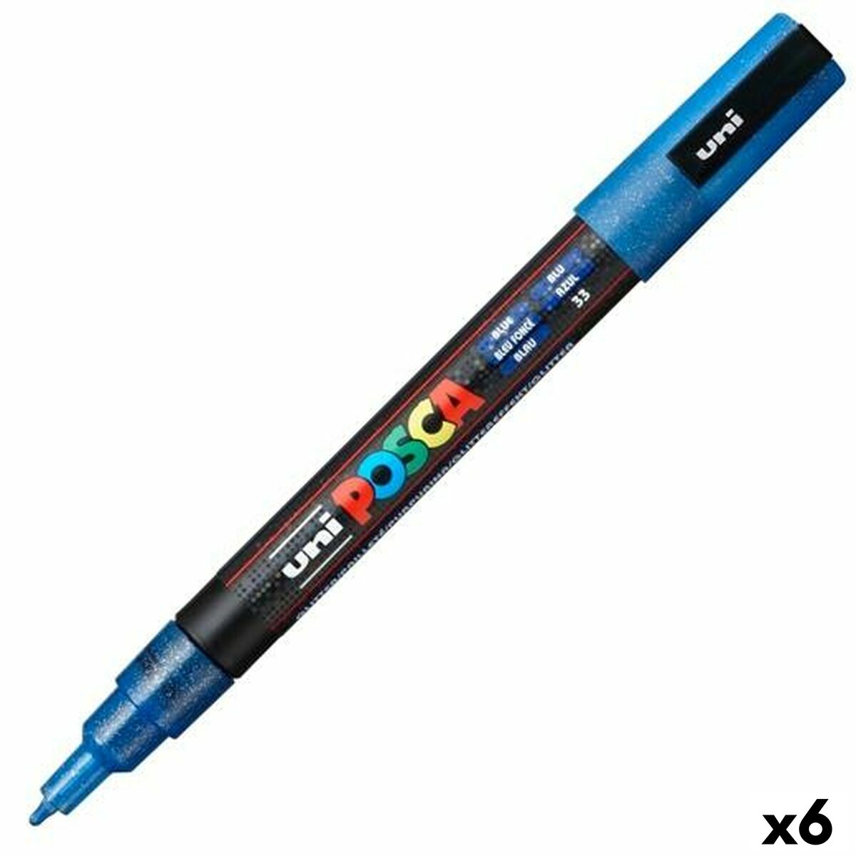 Marker POSCA PC-3ML Blau (6 Stück)