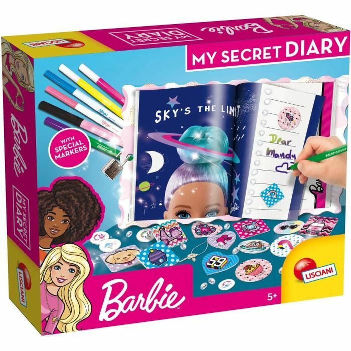 Tagebuch mit Zubehör Lisciani Giochi Barbie