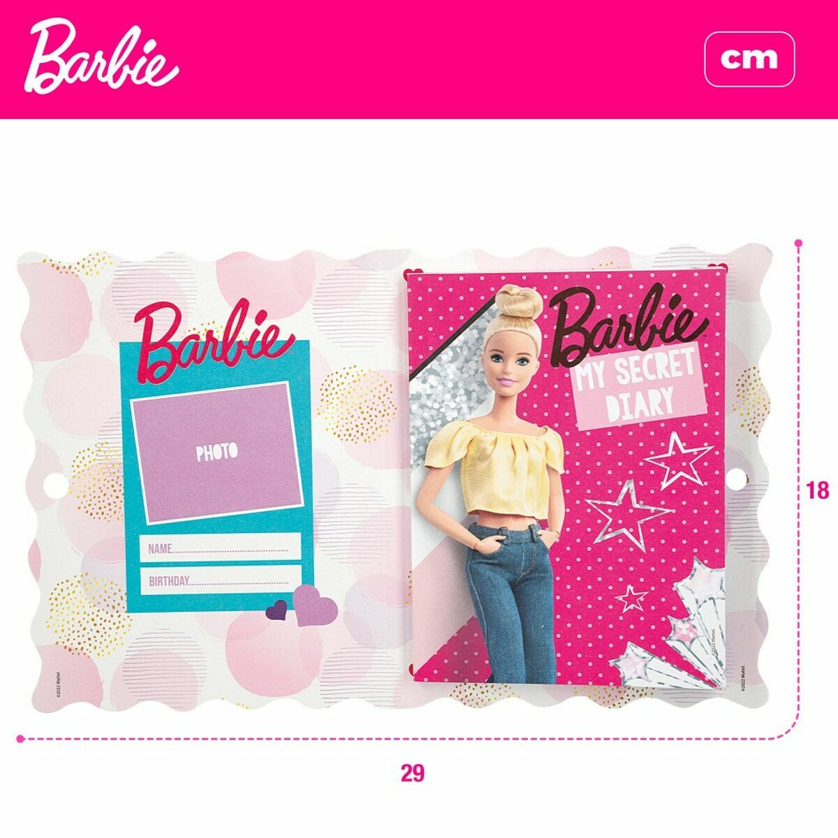 Tagebuch mit Zubehör Lisciani Giochi Barbie