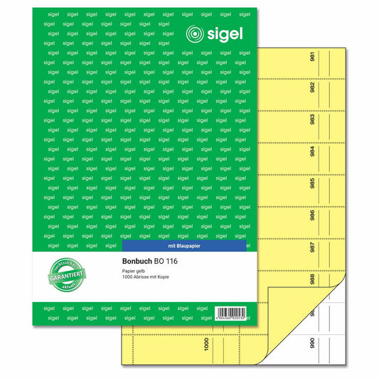 Gitterblätter Sigel BO116 Gelb A4 (Restauriert A)